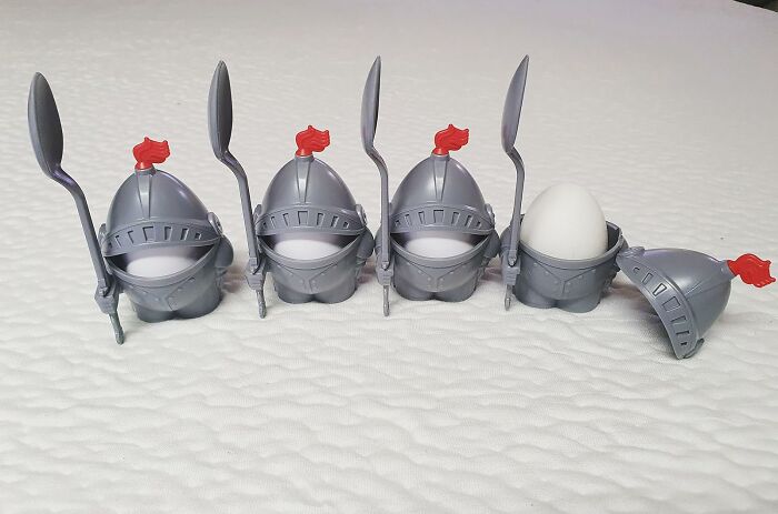 Feeling Chivalrous? Meet Arthur, Your Egg Holder Knight In Shining Armor