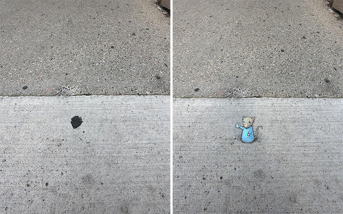 New Street Art Pieces That Feature Adventures Of Quirky Characters By This Artist