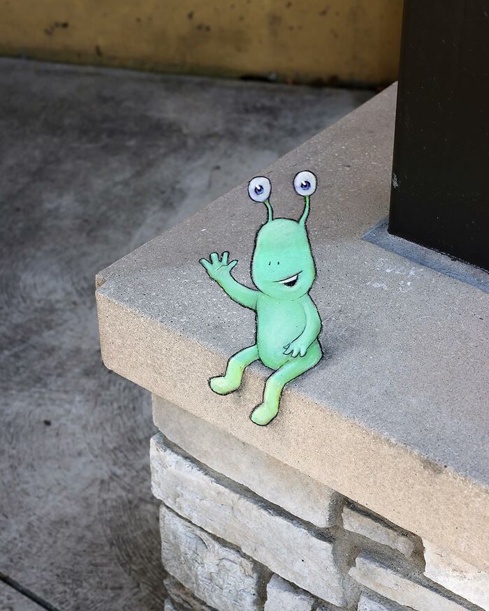 New Street Art Pieces That Feature Adventures Of Quirky Characters By This Artist