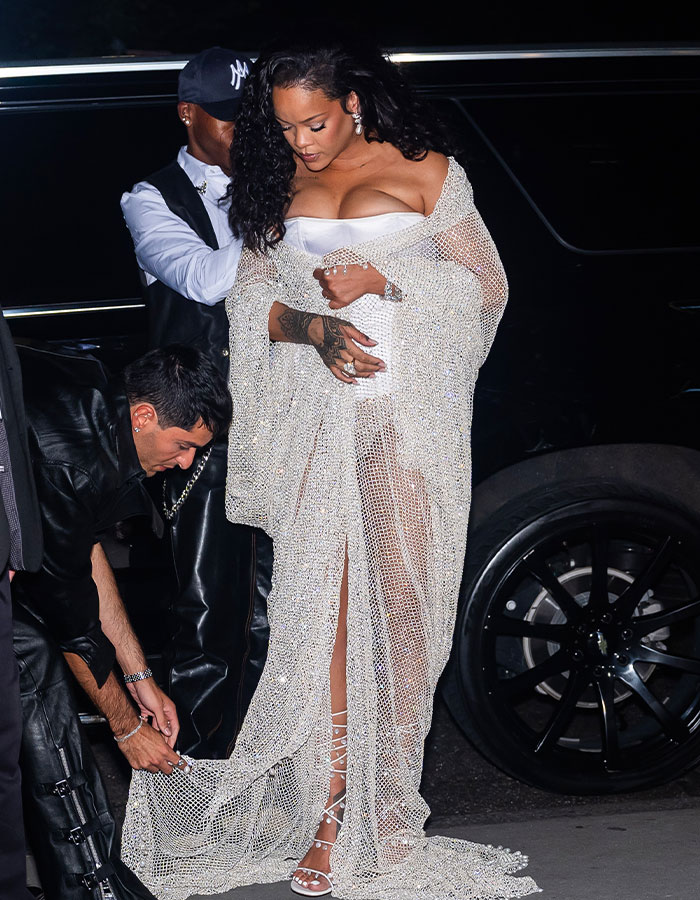 &ldquo;Expensive Mosquito Net&rdquo;: Rihanna&rsquo;s Mesh Dress At New York Fashion Week Sparks Funny Comparisons