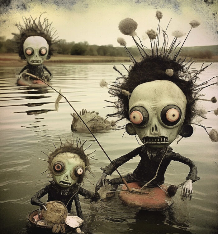 The Ghoul Family Fishing Trip