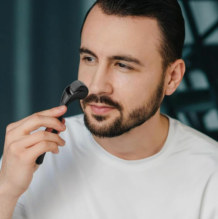 Skin Looking A Little Rough Around The Edges? This Derma Roller Will Gently Exfoliate And Rejuvenate, Revealing A Smoother, More Radiant Complexion