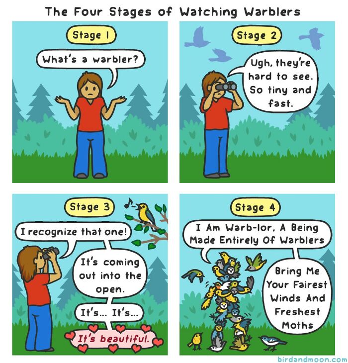 This Artist Brings Laughter To Bird And Nature Lovers With Humorous Comics