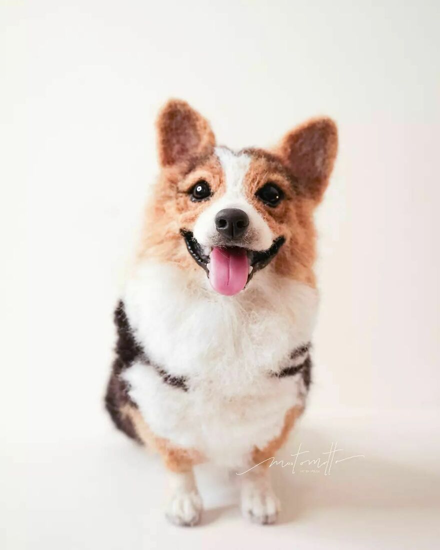 This Artist Makes Hyper-Realistic Wool Animal Sculptures, Here Are Her New Best Works