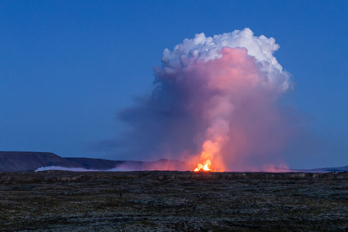 Eruption From Far