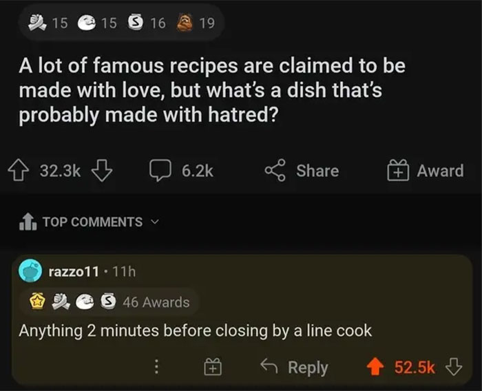 The Most Hateful Meal