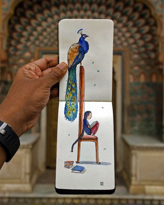 Sketchbook Drawings By Vimal Chandran