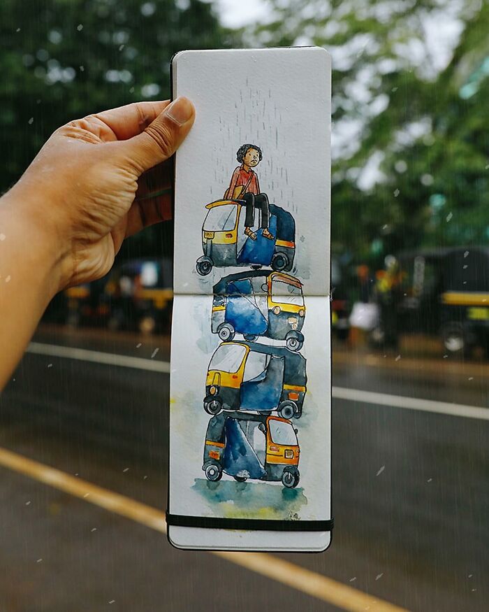 Sketchbook Drawings By Vimal Chandran