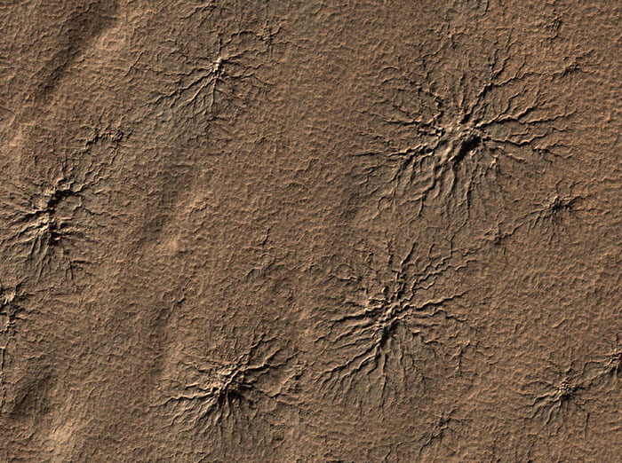 Successful Recreation Of Martian Spiders Sparks Scientific Frenzy