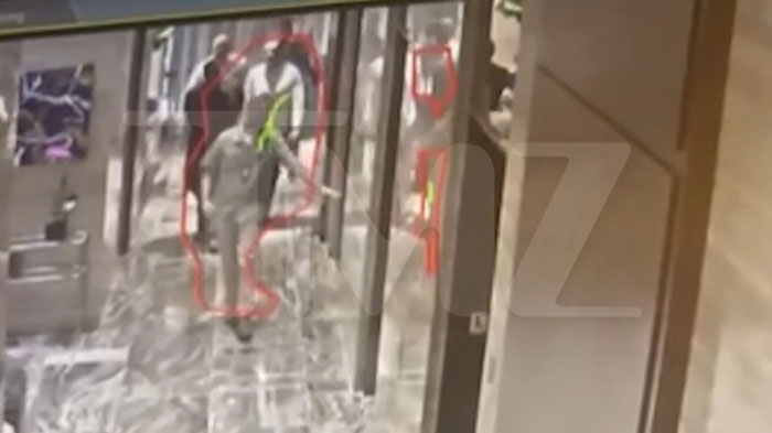 CCTV Footage Of Diddy's Arrest Shows The Moment He Was Taken By Surprise In NYC Hotel