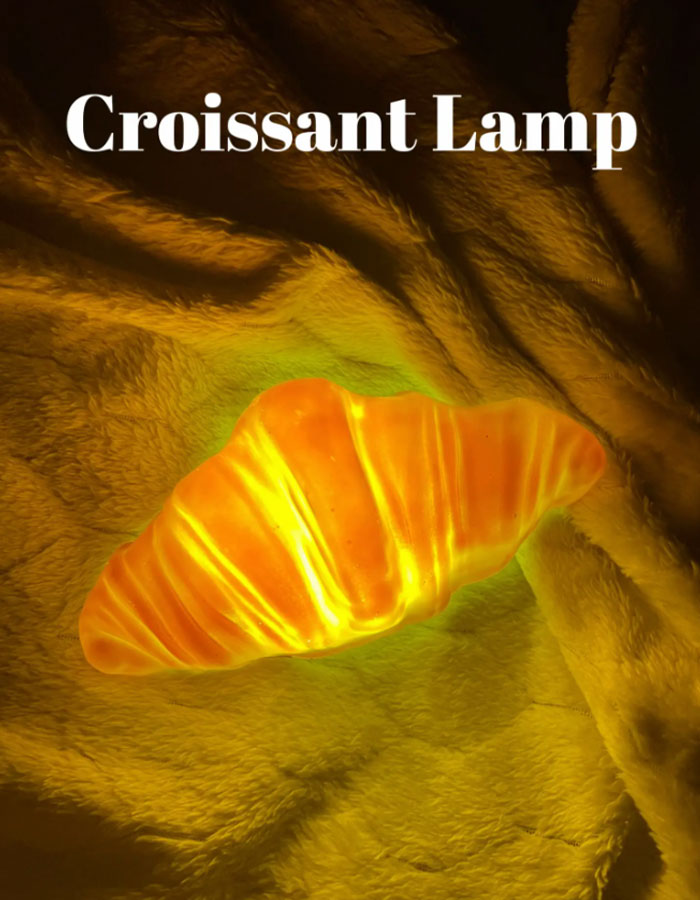 Stunned Woman Takes A Bite Out Of Her Temu Croissant Lamp, Turns Out &ldquo;It&rsquo;s Literally Food&rdquo;