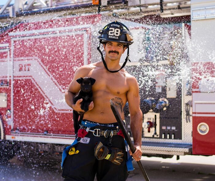 Usually Combating Fires, Once A Year These Firefighters Turn The Heat Up In The Most Adorable Way