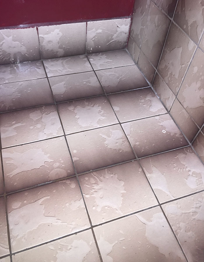 This Bathroom Tile At My Airbnb