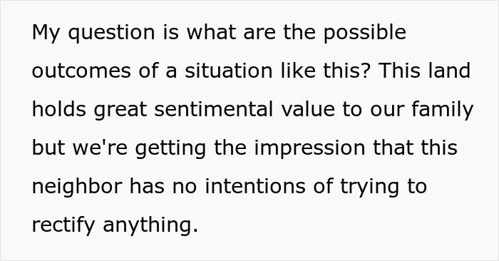 Guy Turns To Web For Legal Advice After 100% Of Neighbor’s House Is Built On His Property Guy Turns To Web For Legal Advice After 100% Of Neighbor’s House Is Built On His Property