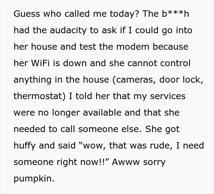 &ldquo;Sorry Pumpkin&rdquo;: Helpful Homeowner Reaches Her Limit After Enduring The Most Entitled Neighbors