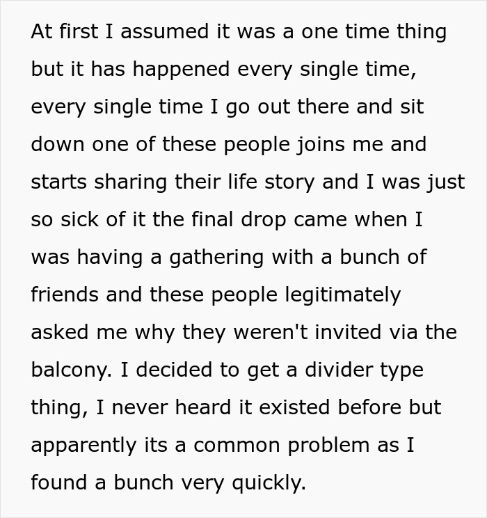 Woman&rsquo;s Effort To Create Privacy On Balcony Sparks Outrage From Very Social Neighbors