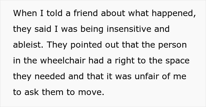 Mom Is Livid After Disabled Person On Bus Refused To Move So She Could Sit Together With Her 5YO Mom Is Livid After Disabled Person On Bus Refused To Move So She Could Sit Together With Her 5YO