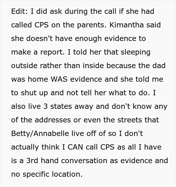 Woman Tells Sis To Stop Claiming Her House Is A Safe Place For Kids As She Ignores The Ones In Need Woman Tells Sis To Stop Claiming Her House Is A Safe Place For Kids As She Ignores The Ones In Need