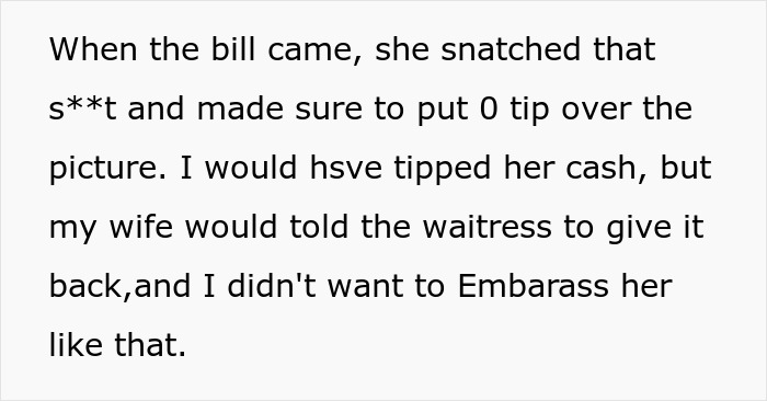 Man Calls Out Wife For Not Tipping A Server After She Denied Her Request, Gets A Reality Check Man Calls Out Wife For Not Tipping A Server After She Denied Her Request, Gets A Reality Check