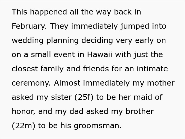 Parents Forget To Make Space For Their Youngest Daughter In Their Wedding, Get Publicly Shamed Parents Forget To Make Space For Their Youngest Daughter In Their Wedding, Get Publicly Shamed