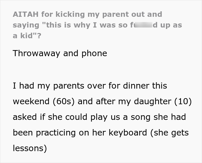 &ldquo;Am I The [Jerk] For Kicking My Parents Out And Saying &lsquo;This Is Why I Was So [Messed] Up As A Kid&rsquo;?&rdquo;