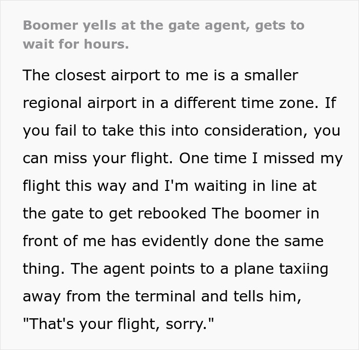 &ldquo;That&rsquo;s Your Flight, Sorry&rdquo;: Guy Loses It Over Missed Flight, Gate Attendant Serves Up Revenge