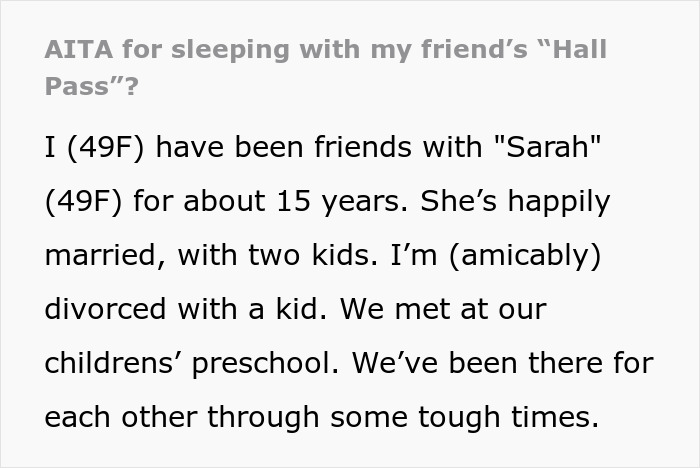 Woman Sleeps With Friend’s Celebrity “Hall Pass,” Faces Unexpected Backlash Woman Sleeps With Friend’s Celebrity “Hall Pass,” Faces Unexpected Backlash