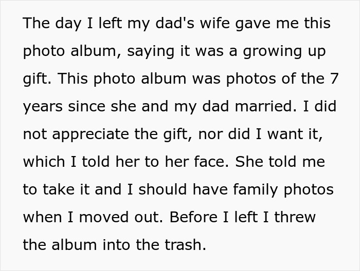 Woman Upset Stepson Won’t Accept His Growing Up Gift, Gives Her A Taste Of Reality Woman Upset Stepson Won’t Accept His Growing Up Gift, Gives Her A Taste Of Reality