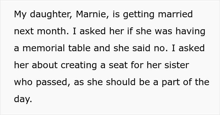 Grieving Mom Insists On Honoring Her Lost Child At Daughter&rsquo;s Wedding, Gets A Hit Of Reality