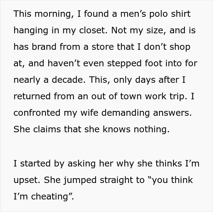 Guy Inexplicably Keeps Finding Other Men&rsquo;s Clothes In His House After Being Away, Wife Has No Idea