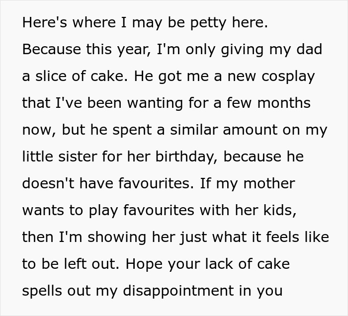 Teen Turns Tables On Mom&rsquo;s Favoritism For Her Sister By Choosing A Favorite Parent