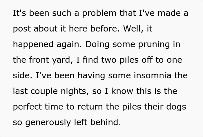 Woman Enjoys Neighbor’s Cursing Tirade As They Find Dog Poop That Once Was In The Yard Next Door Woman Enjoys Neighbor’s Cursing Tirade As They Find Dog Poop That Once Was In The Yard Next Door