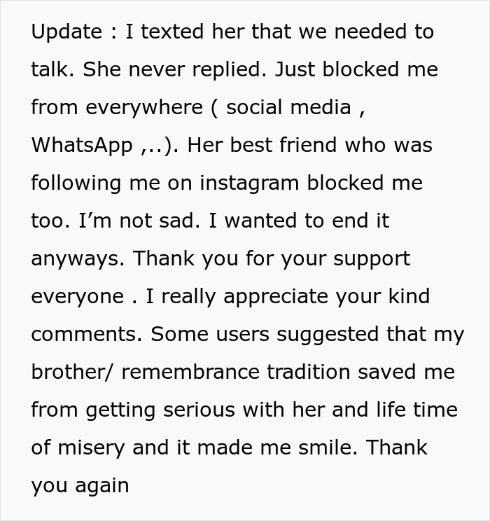 Man&rsquo;s Grief Ritual Ends In A Cold Breakup After GF Is Forced To Have Lunch Date With Mom Alone