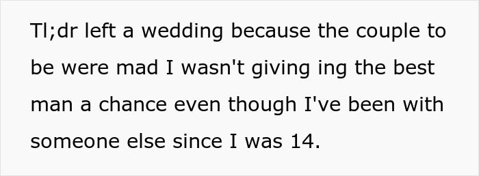 Bride And Groom Conspire To Hook Up MOH And Best Man, Disgusted, She Bails On Wedding Bride And Groom Conspire To Hook Up MOH And Best Man, Disgusted, She Bails On Wedding