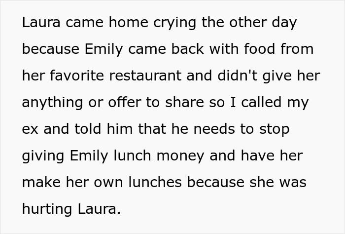 Teen Refuses To Buy Lunch For Stepsis As She Can’t Afford It But Doesn’t Try To Get Part-Time Job Teen Refuses To Buy Lunch For Stepsis As She Can’t Afford It But Doesn’t Try To Get Part-Time Job