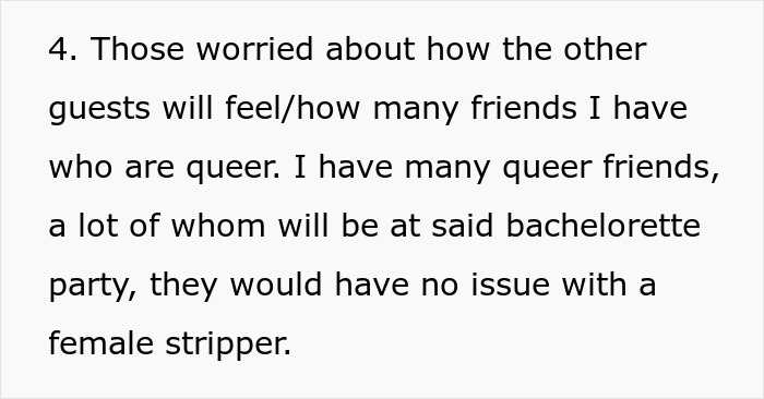 “Wouldn’t Explain How”: Man Upset His Fiancée Wants A Female Stripper At Her Bachelorette “Wouldn’t Explain How”: Man Upset His Fiancée Wants A Female Stripper At Her Bachelorette