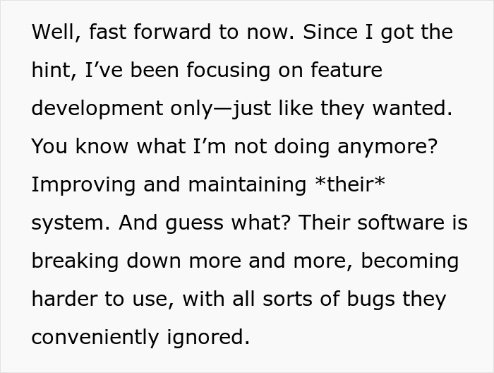 HR Refuses Raise Because Employee Only Does Bug Fixes, So They Stop Doing Them HR Refuses Raise Because Employee Only Does Bug Fixes, So They Stop Doing Them