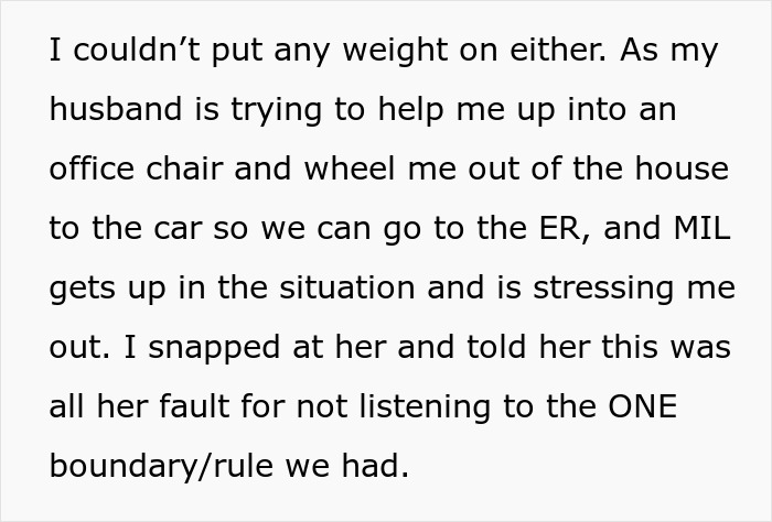 &ldquo;This Was All Her Fault&rdquo;: Woman Ends Up Badly Injured After MIL Ignores Her One And Only Rule