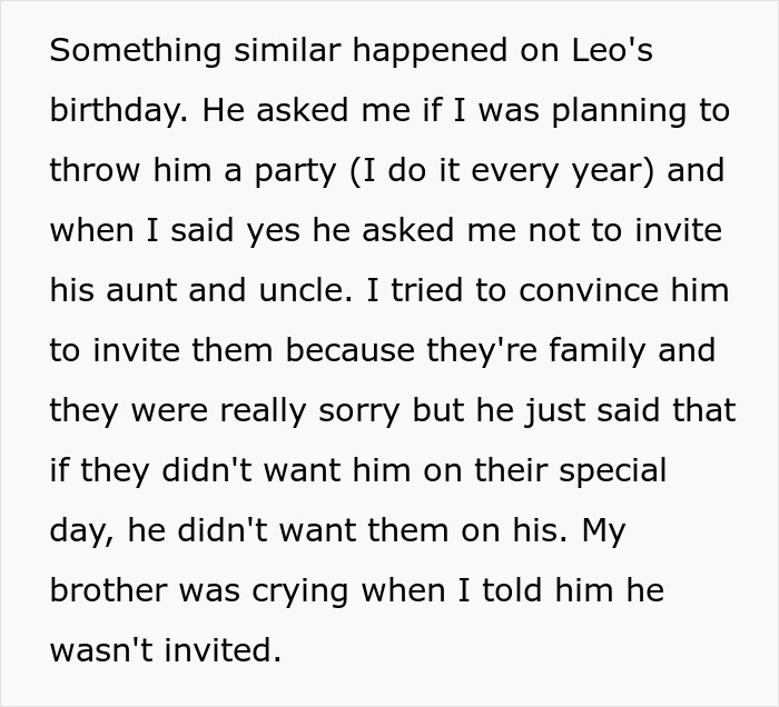 “Just A Small Mistake”: Teen Gets Uninvited From Uncle’s Wedding, Refuses To Forgive Him “Just A Small Mistake”: Teen Gets Uninvited From Uncle’s Wedding, Refuses To Forgive Him