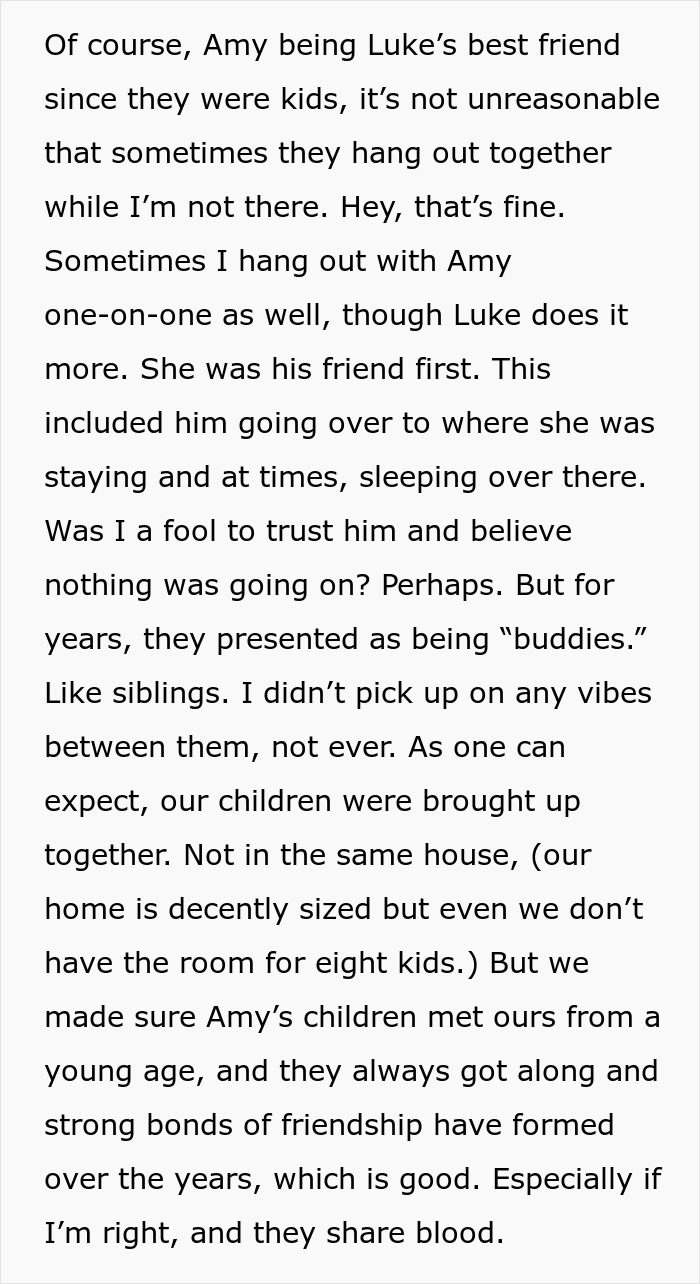 Mom Thinks Her Kids And Her Husband's BFF's Kids Are Related, Finds Out Way More Than Expected