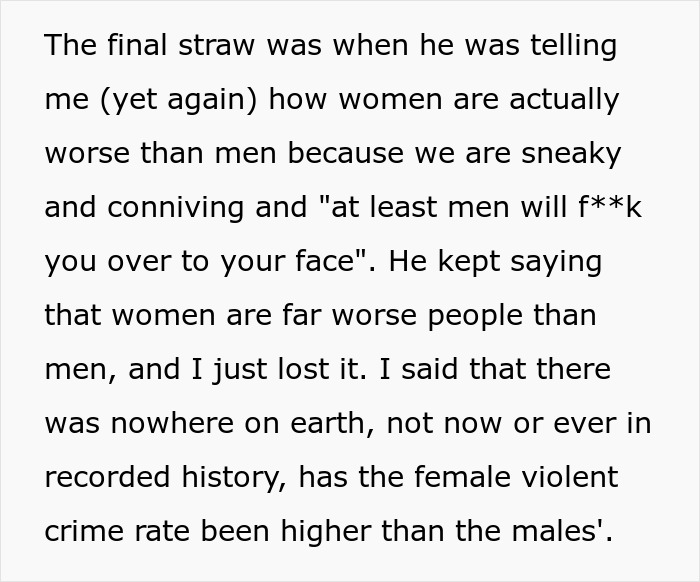 Man Proudly Berates Women To His Fianc&eacute;e, Is Shocked To Hear She&rsquo;s No Longer In Love With Him