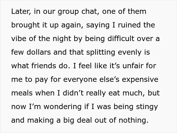 Woman Faces Backlash For Refusing To Pay For Expensive Meals She Didn&rsquo;t Order