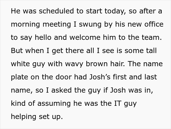 Man Confused When New Coworker Is Not The Same As The Person He Interviewed Man Confused When New Coworker Is Not The Same As The Person He Interviewed