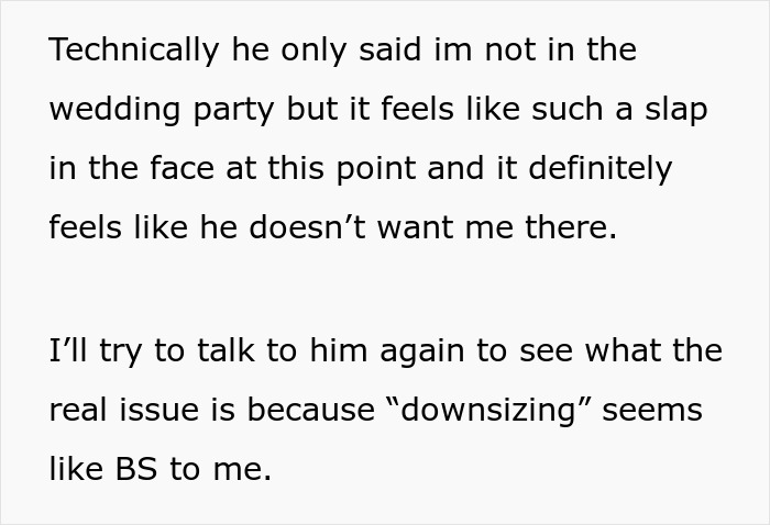 Brother Is Uninvited From Wedding For Being An "Addict", He Then Cancels Free Venue In Response