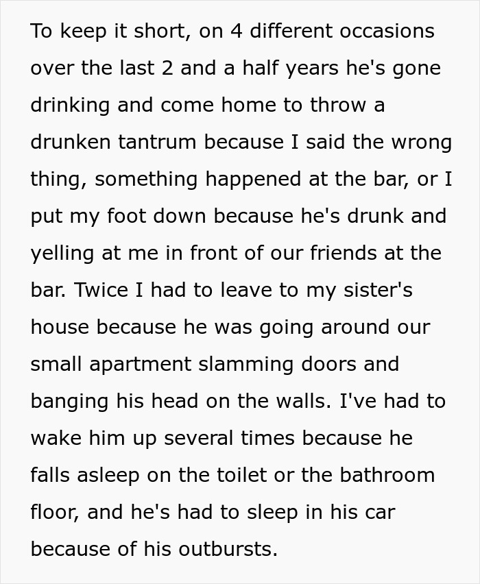 Woman Ends 4-Year Relationship Over BF&rsquo;s Drunken Outbursts, Guy Says She&rsquo;s Overreacting