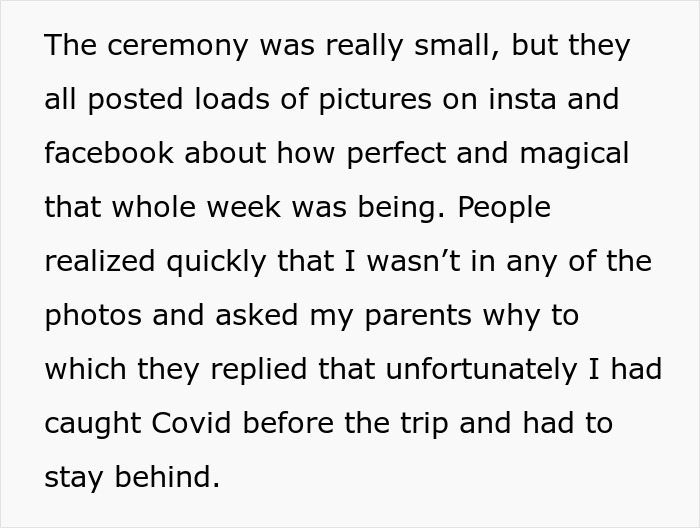 Parents Forget To Make Space For Their Youngest Daughter In Their Wedding, Get Publicly Shamed Parents Forget To Make Space For Their Youngest Daughter In Their Wedding, Get Publicly Shamed