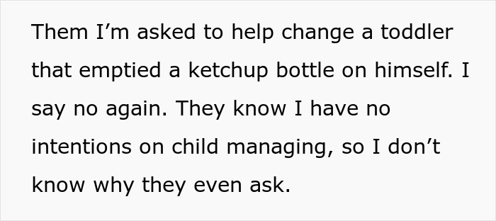 Childfree Woman Gets Called Out For Not Babysitting At Family Events, Gives Them A Reality Check Childfree Woman Gets Called Out For Not Babysitting At Family Events, Gives Them A Reality Check