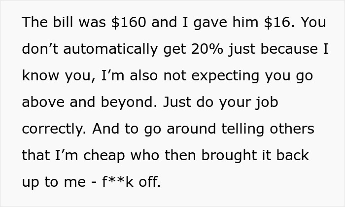 Server Complains After Getting 10% Tip Despite Not Doing Proper Job, Sparks Discussion Online