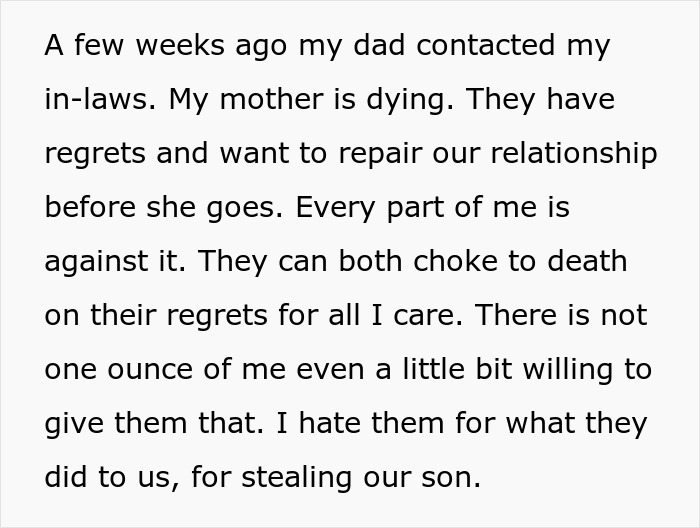 Woman Goes No-Contact With Parents After They “Steal” Her Baby, Now They Want Reconciliation Woman Goes No-Contact With Parents After They “Steal” Her Baby, Now They Want Reconciliation