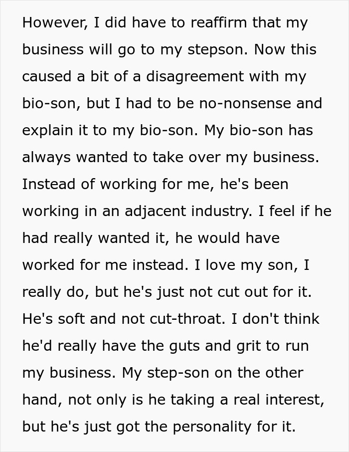 Biological Kids Furious After Dad Leaves Everything To Stepson For Concealing Mom's Affair Biological Kids Furious After Dad Leaves Everything To Stepson For Concealing Mom's Affair